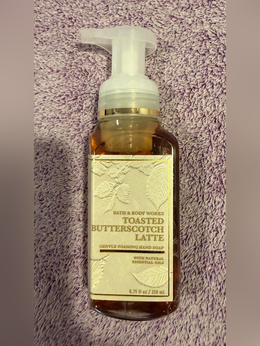 Bath & Body Works Toasted Butterscotch Latte Gentle Foaming Hand Soap
